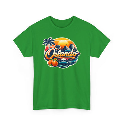 Orlando Retro Sunset T-Shirt — Vintage Florida Vacation Tee