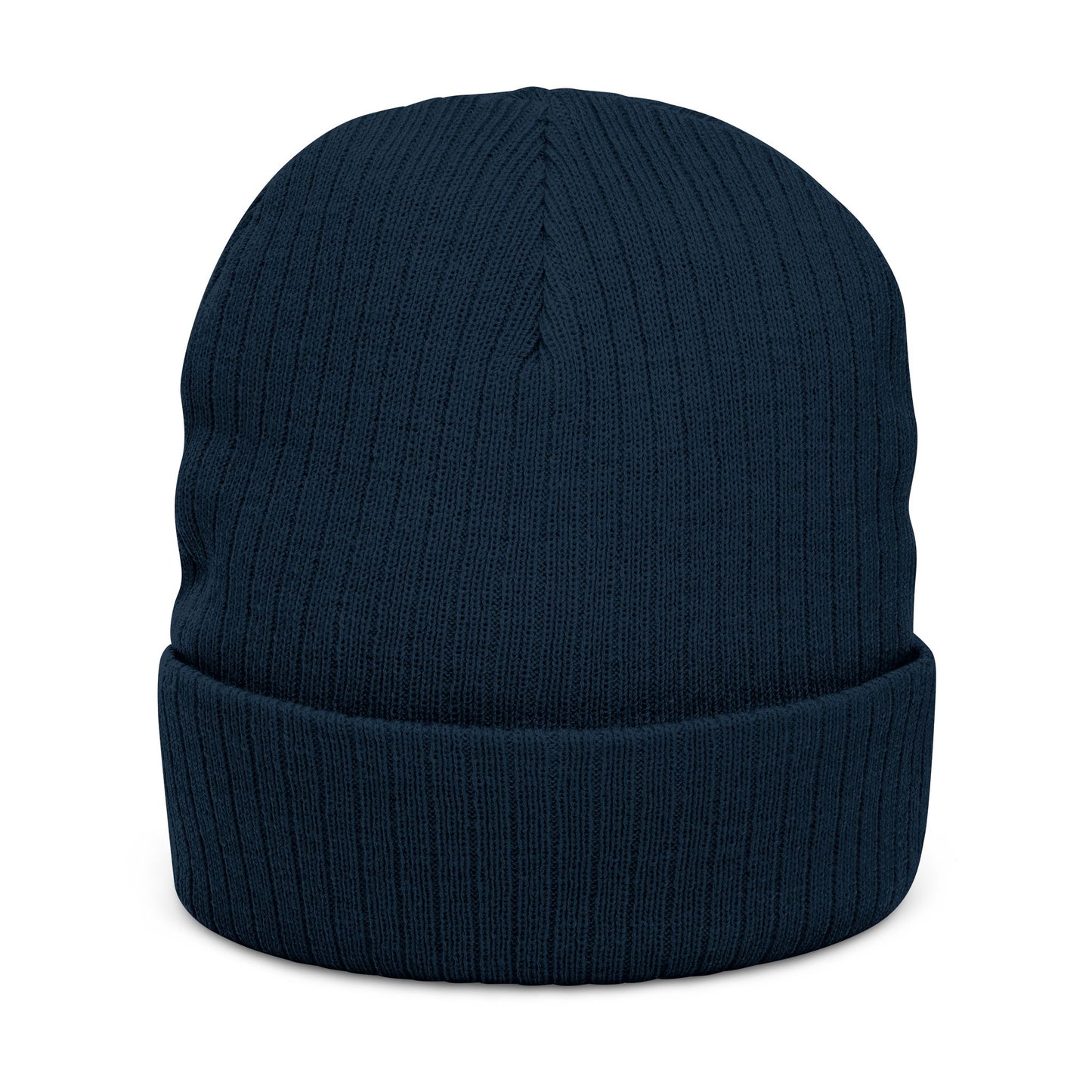 United Embroidered Ribbed Beanie — Cozy Knit Winter Hat