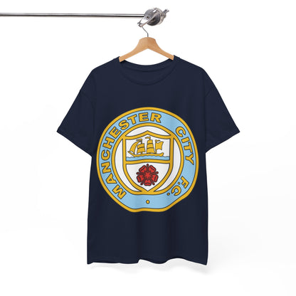Manchester City FC Retro Crest T-Shirt – Retro Football Fan Tee