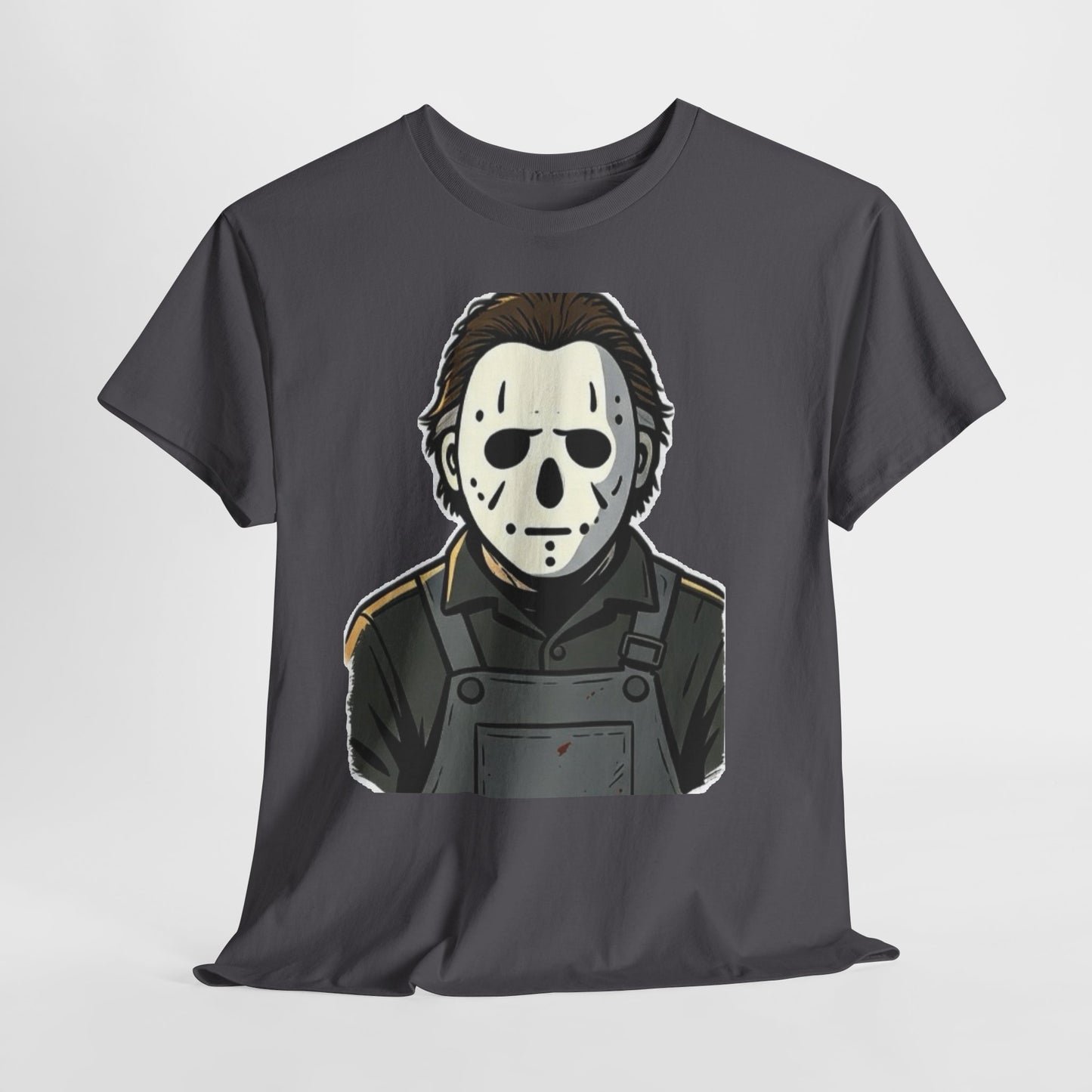Horror Mask Tee — Jason-Inspired Halloween T-Shirt