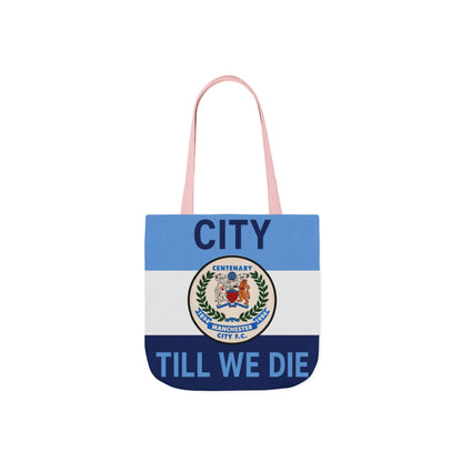 City Till We Die Canvas Tote Bag — Football Fan Flag Tote