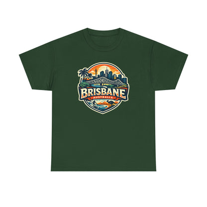 Brisbane Australia Vintage Sunset T-Shirt