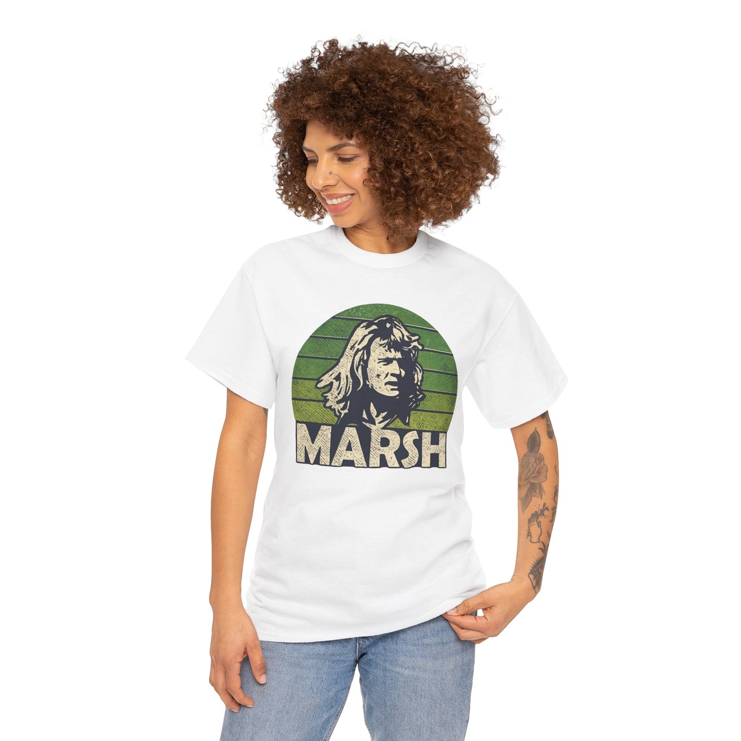 Rodney Marsh Retro Portrait Tee — Graphic T-Shirt