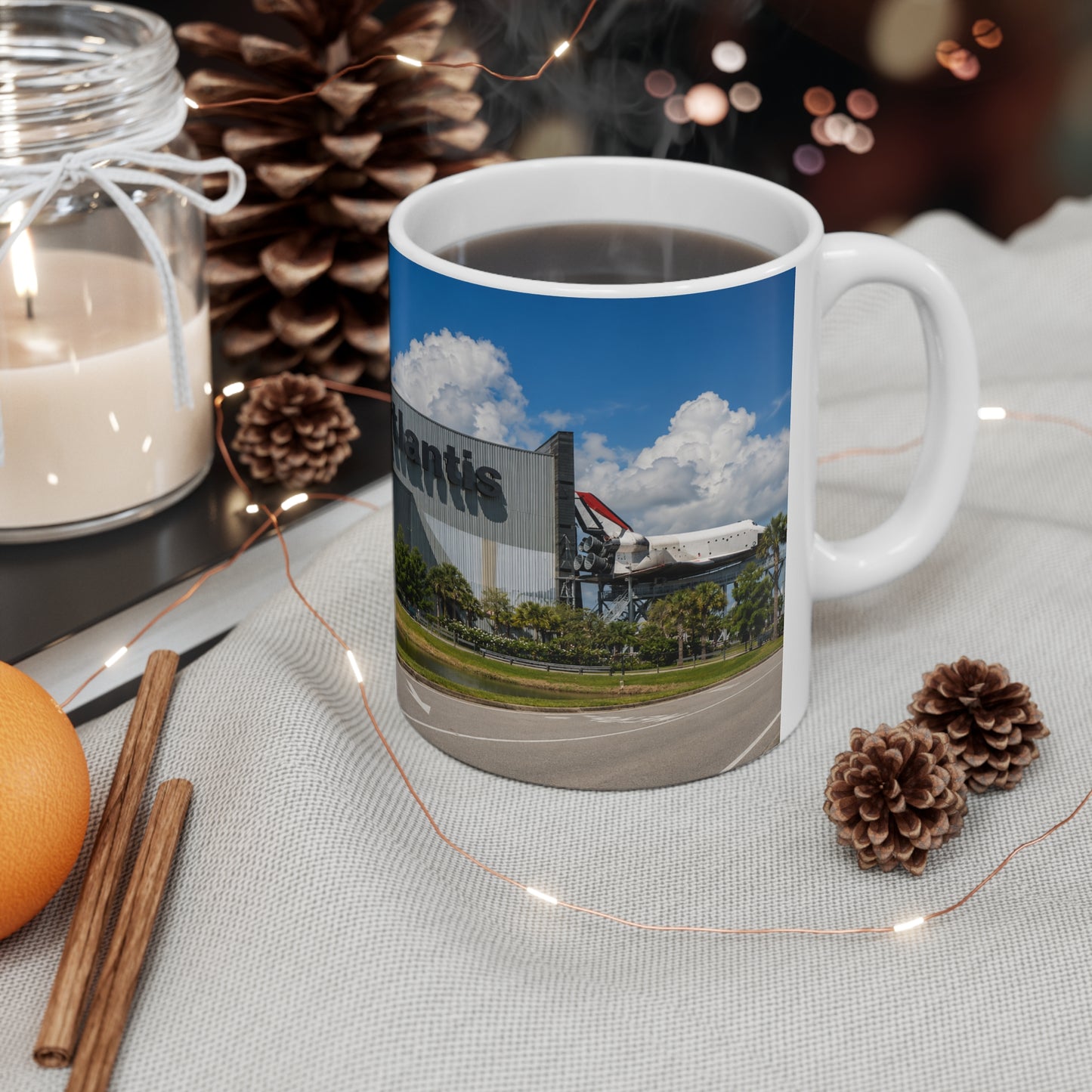 Kennedy Space Center Atlantis Ceramic Coffee Mug — 11oz & 15oz