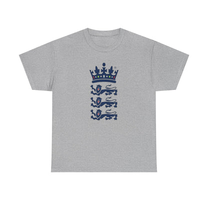 English Cricket T-Shirt — Vintage Cricket Crest Tee