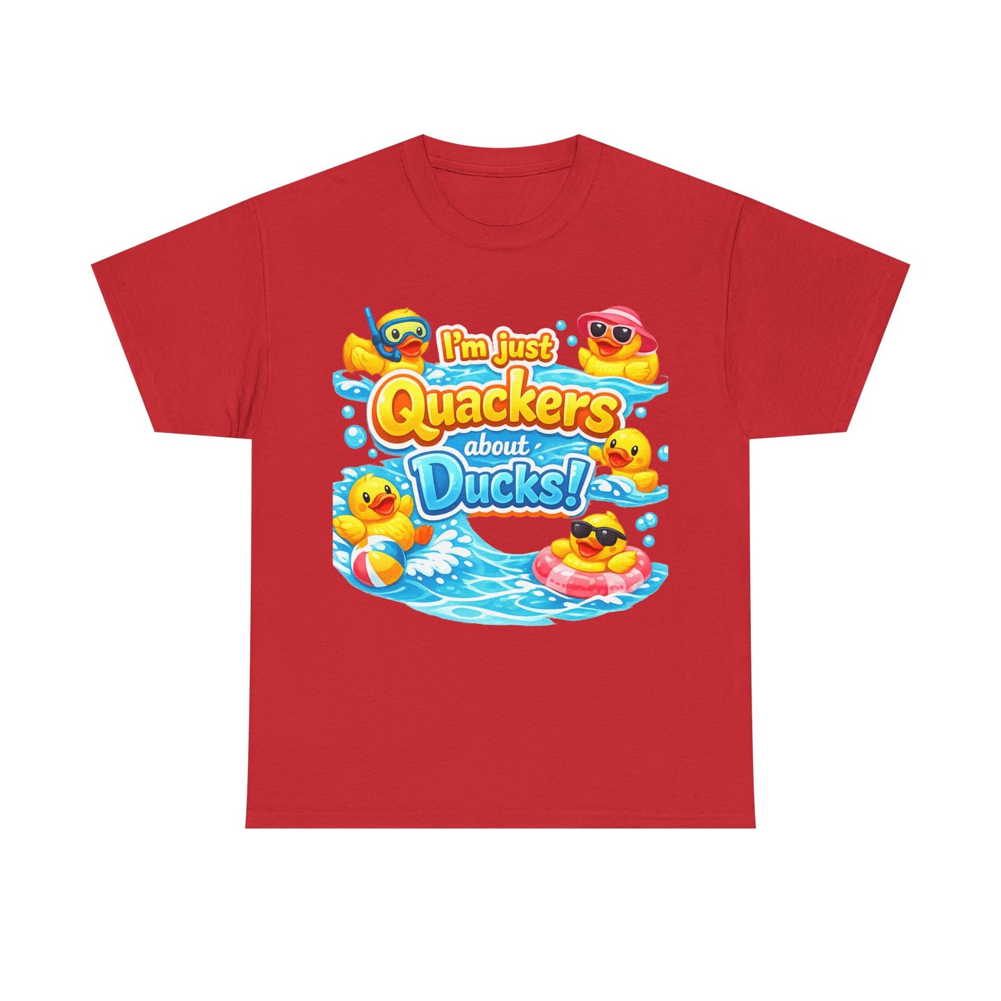 I'm Just Quackers About Ducks! Cute Rubber Duck Pool Tee