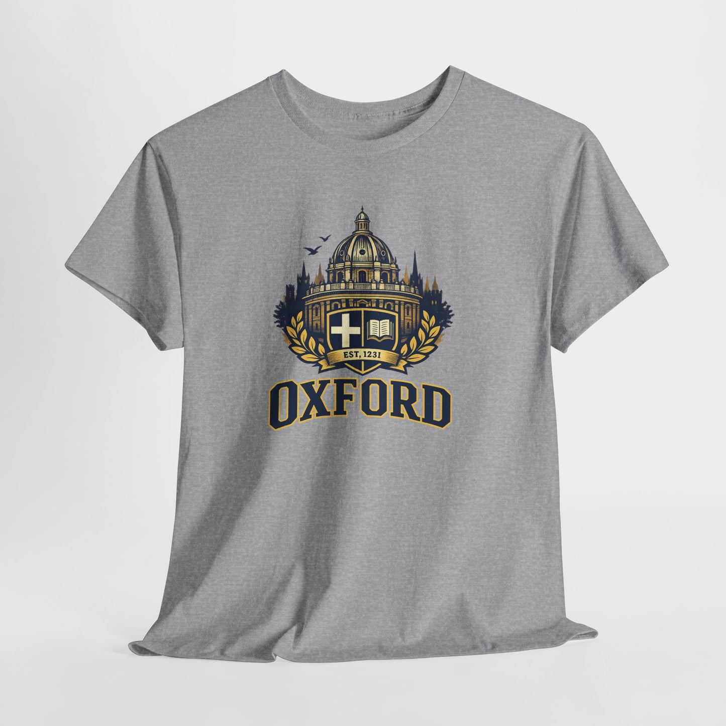 Oxford Crest T-Shirt — Vintage University Graphic Tee