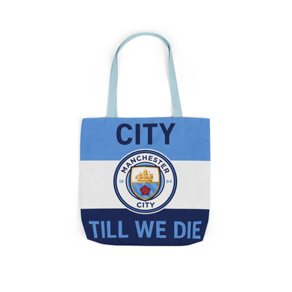 City Till We Die Unofficial Canvas Tote Bag — Manchester Football Fan Bag