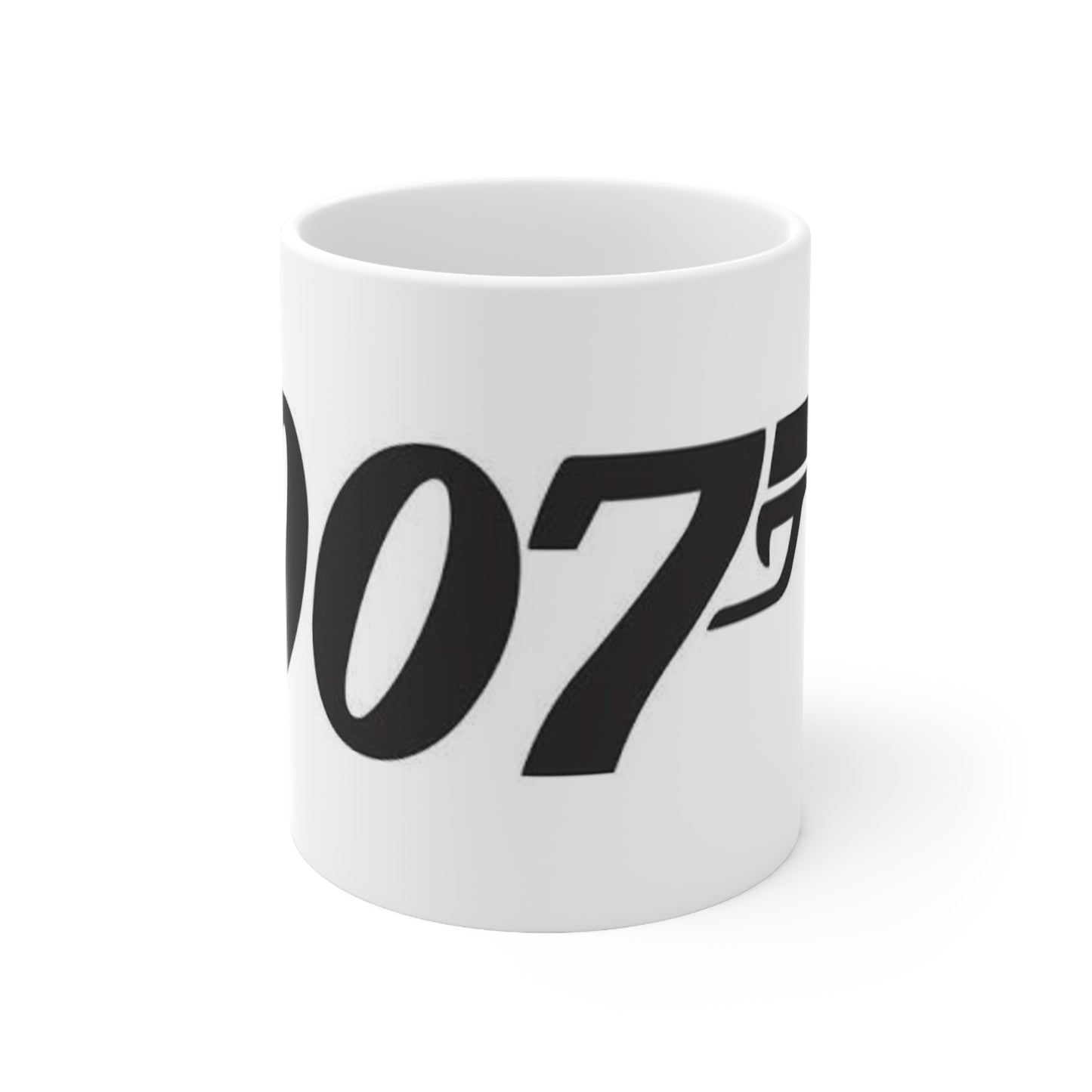 007 Logo Ceramic Coffee Mug — Spy Movie Fan Gift (11oz & 15oz)