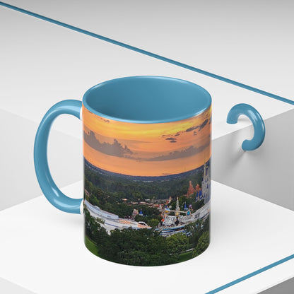 Disney Magic Kingdom Castle Sunset Coffee Mug (Accent, 11/15oz)