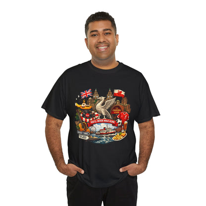 Liverpool Landmarks & You'll Never Walk Alone T-Shirt