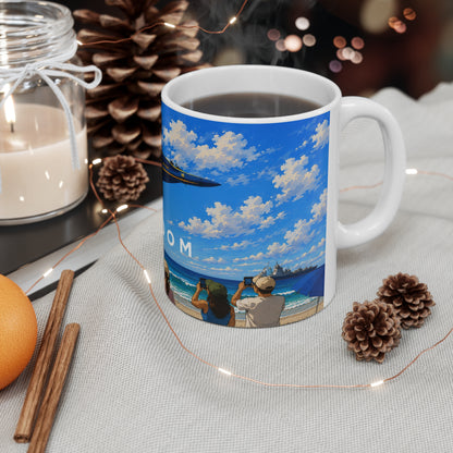 Freedom Airshow Mug — US Navy Blue Angels Ceramic Coffee Cup (11oz & 15oz)