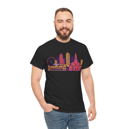Orlando City Skyline T-Shirt — Colorful Urban Landmark Graphic Tee