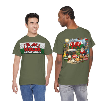 Wales Pride T-Shirt — 'Make Wales Great Again' Welsh Dragon Tee