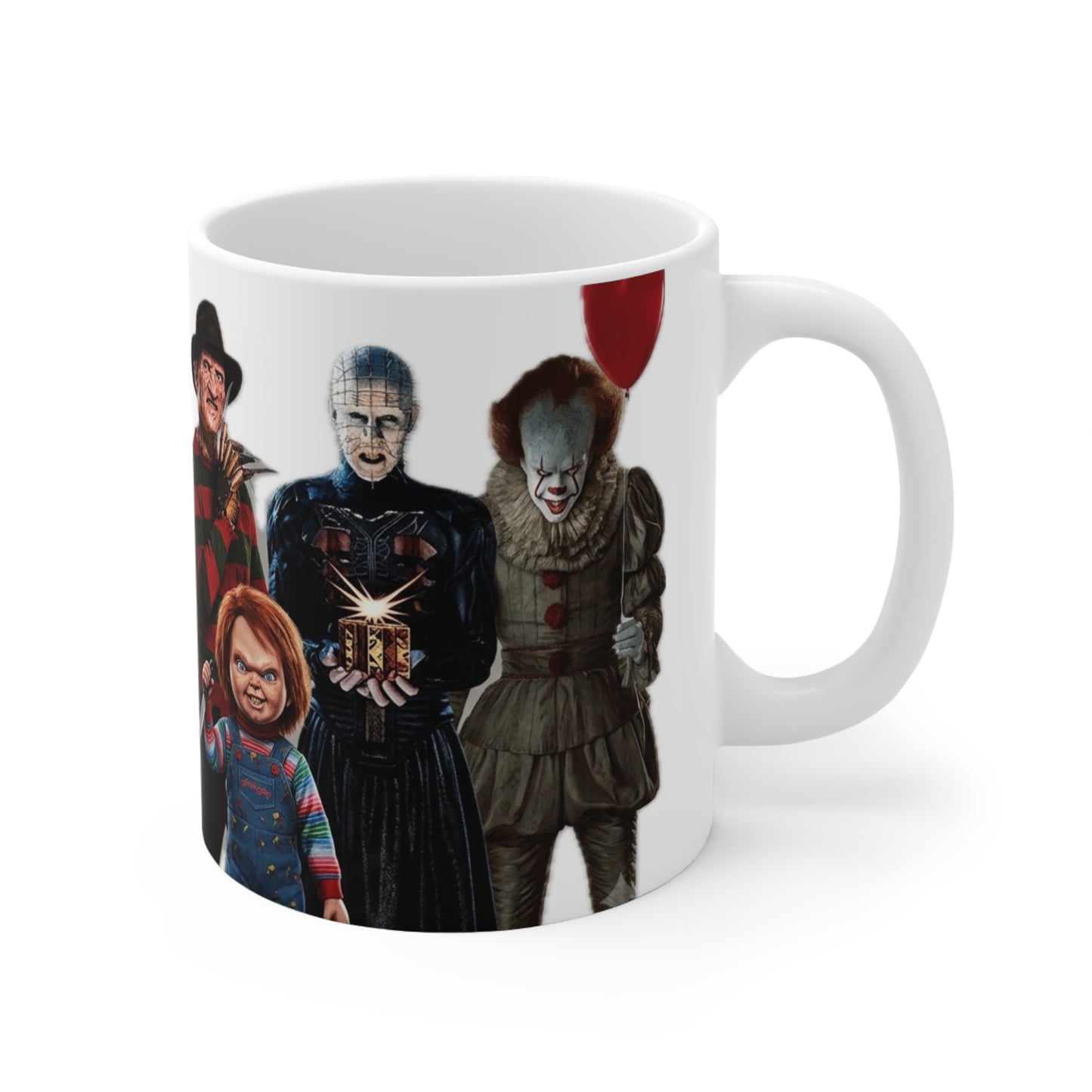 Horror Icon Mug — Classic Movie Slasher Characters 11oz/15oz