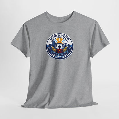 Manchester City Crest T-Shirt — Soccer Fan Tee