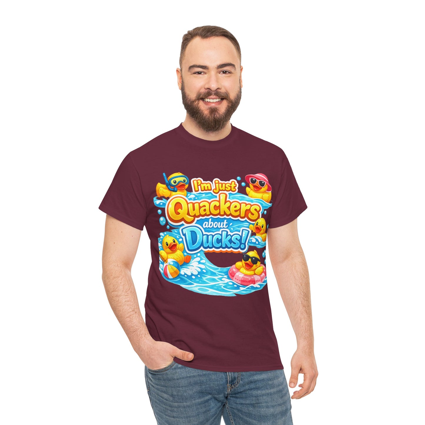 I'm Just Quackers About Ducks! Cute Rubber Duck Pool Tee
