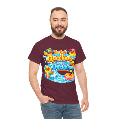 I'm Just Quackers About Ducks! Cute Rubber Duck Pool Tee