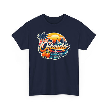 Orlando Retro Sunset T-Shirt — Vintage Florida Vacation Tee