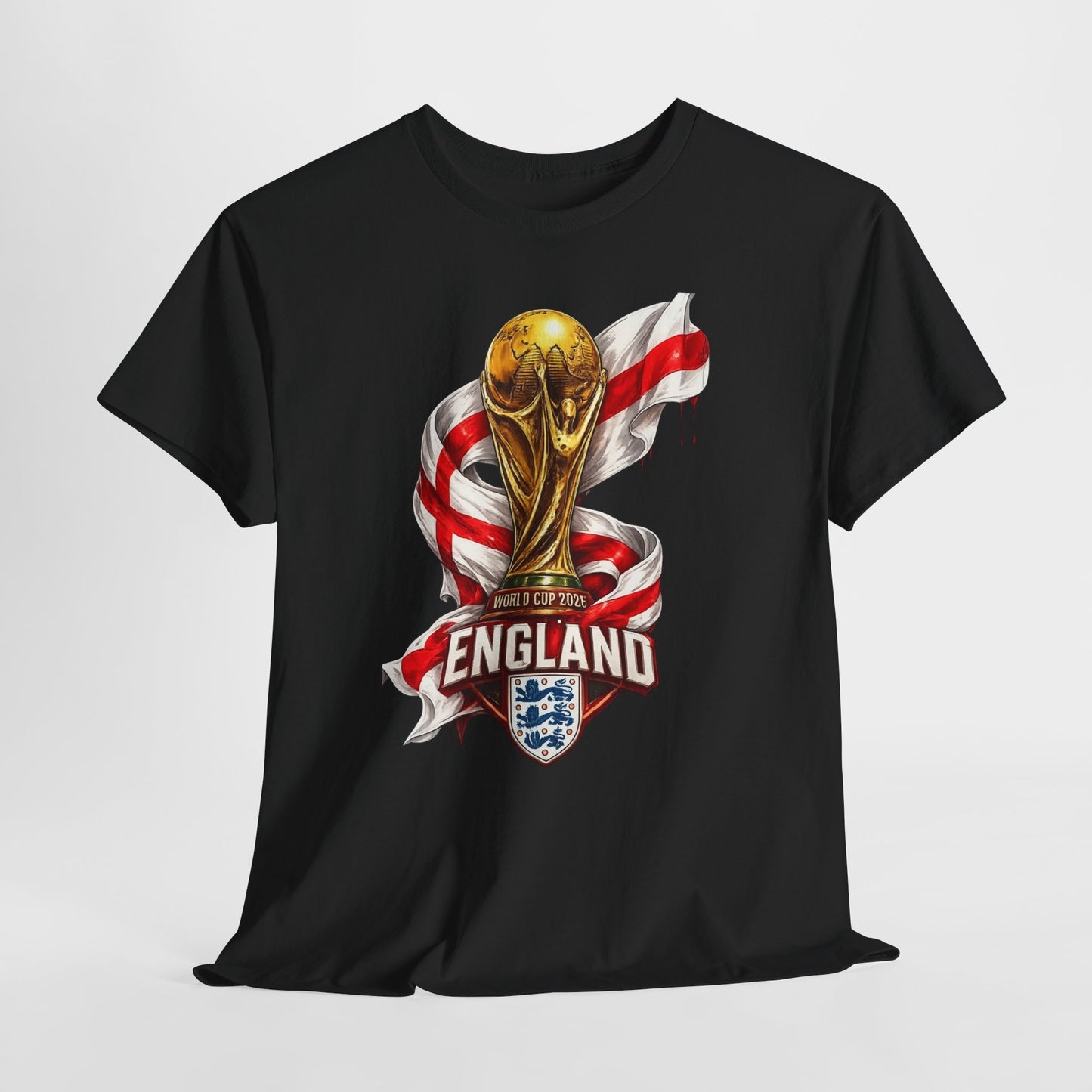 England World Cup Trophy T‑Shirt — St George's Cross Football Fan Tee