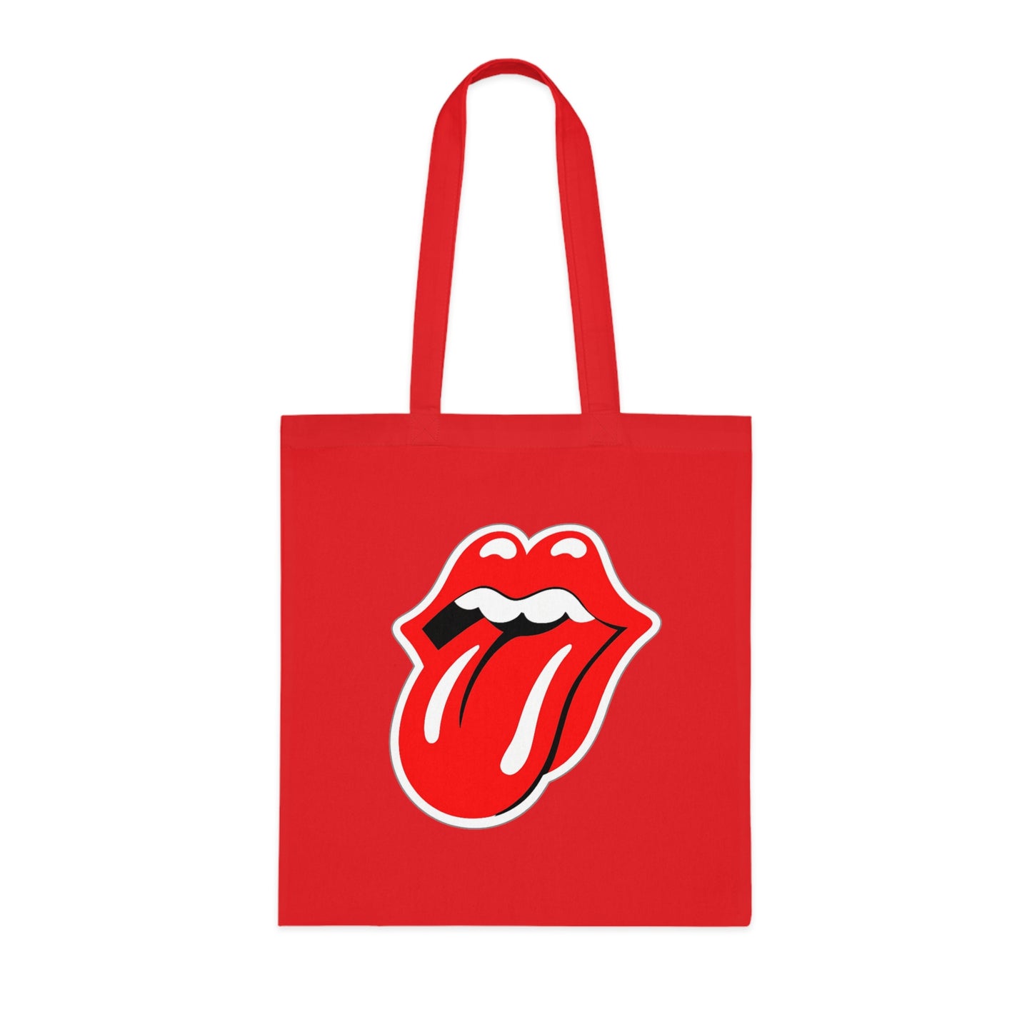 Rock Red Tongue Graphic Tote Bag