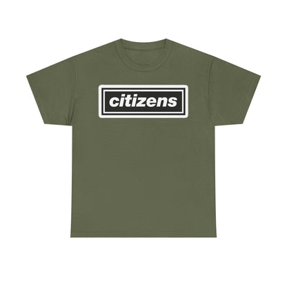 Citizens Manchester City Logo T-Shirt — Minimal Retro Box-Logo Tee