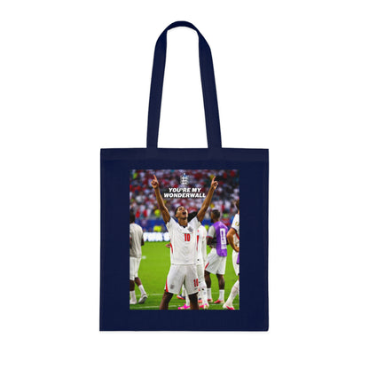 Jude Bellingham England Celebration Cotton Tote — "You're My Wonderwall" Stadium Photo Bag