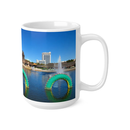 Disney Springs Dragon Ceramic Mug – Scenic Waterfront 11oz/15oz Coffee Cup