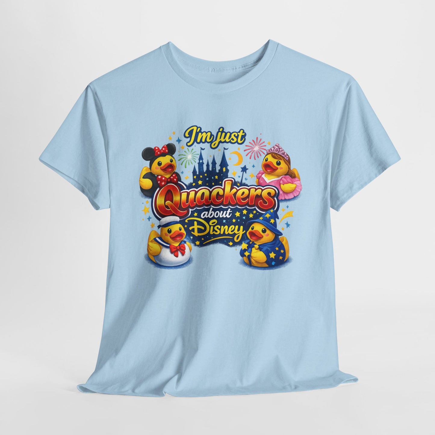 Quackers About Disney Rubber Duck Tee — "I'm Just Quackers About Disney" Graphic T-Shirt