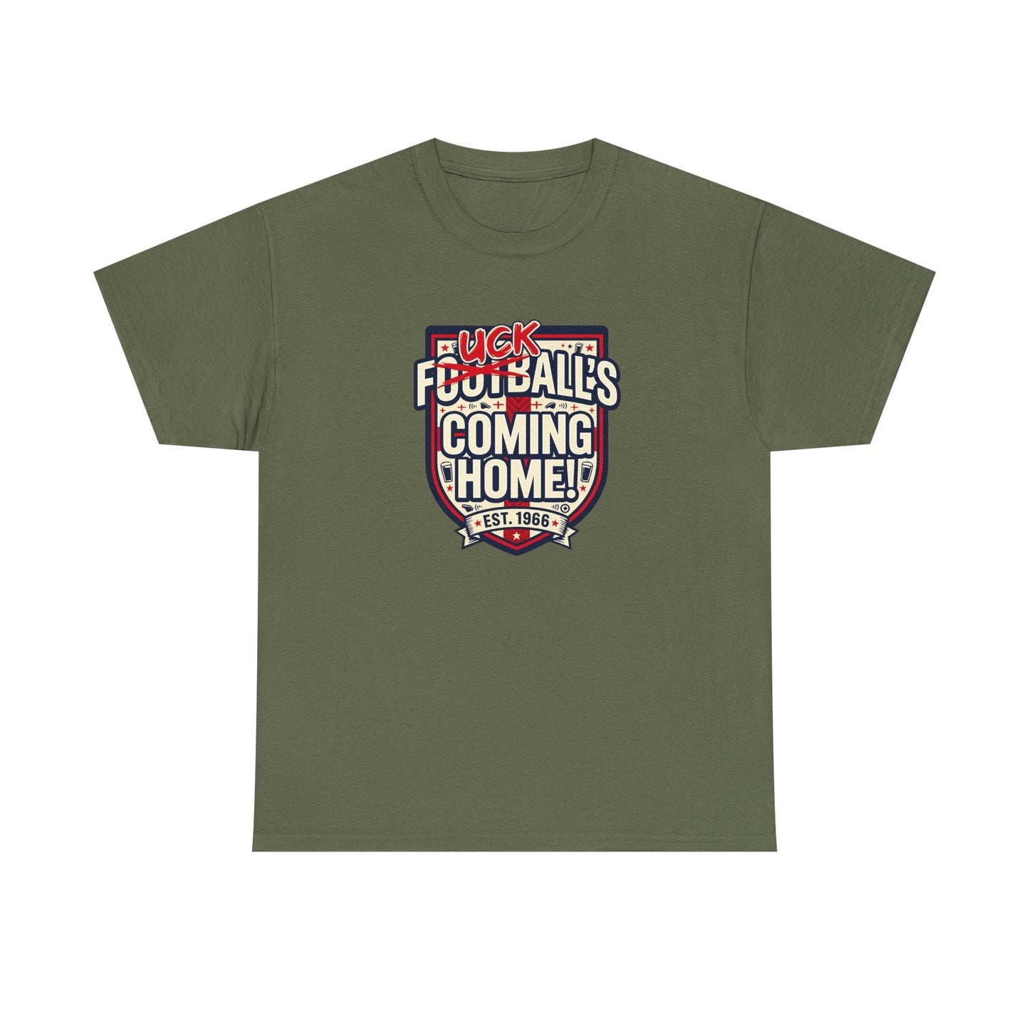 Provocative 'F*ck All's Football's Coming Home' Graphic Tee
