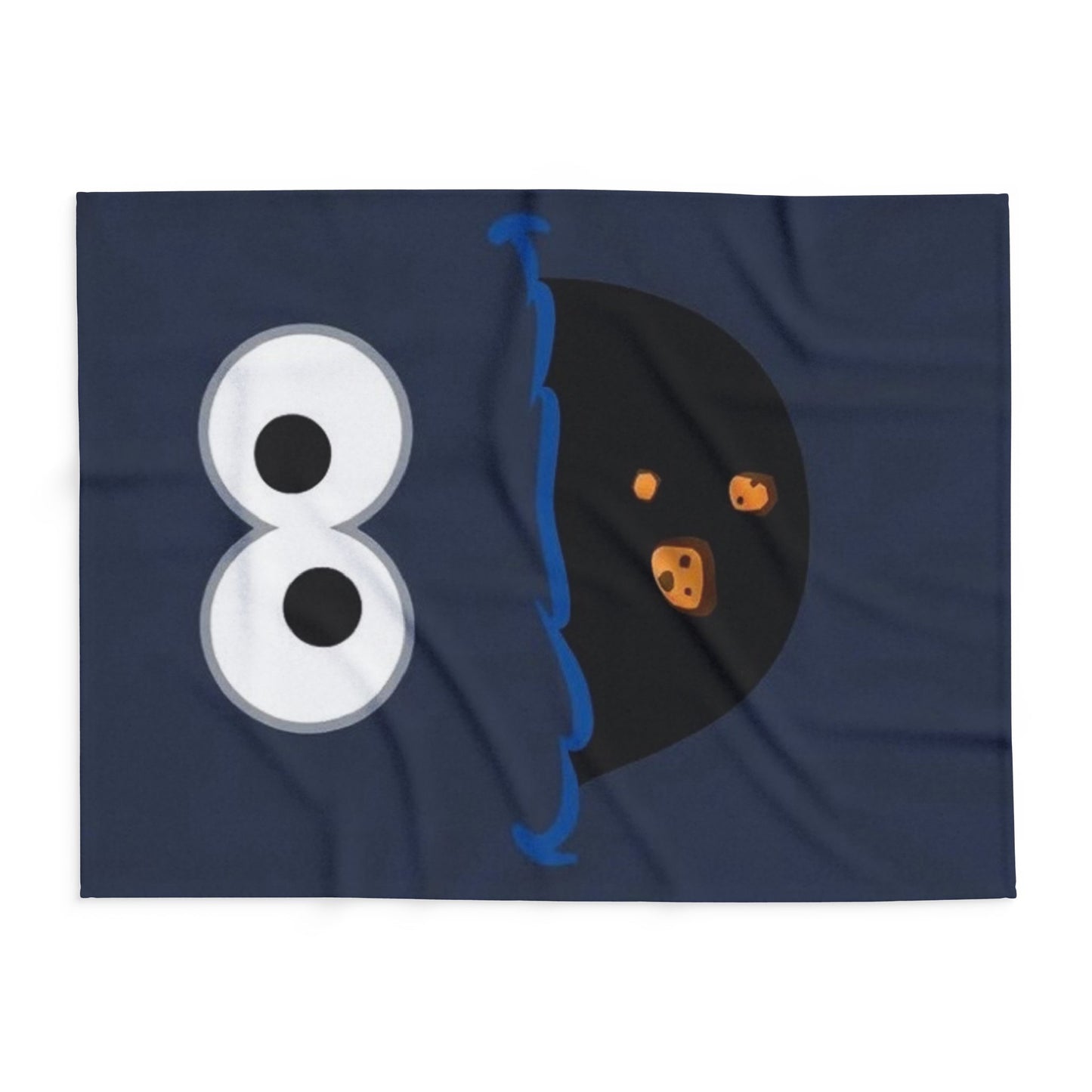Cookie Monster Arctic Fleece Blanket – Cute Blue Character Throw for Kids & Fans