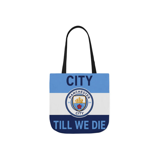 City Till We Die Unofficial Canvas Tote Bag — Manchester Football Fan Bag