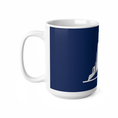 Navy Gibraltar Crest Ceramic Mug – Lion & Union Jack Coffee Cup (11oz/15oz)