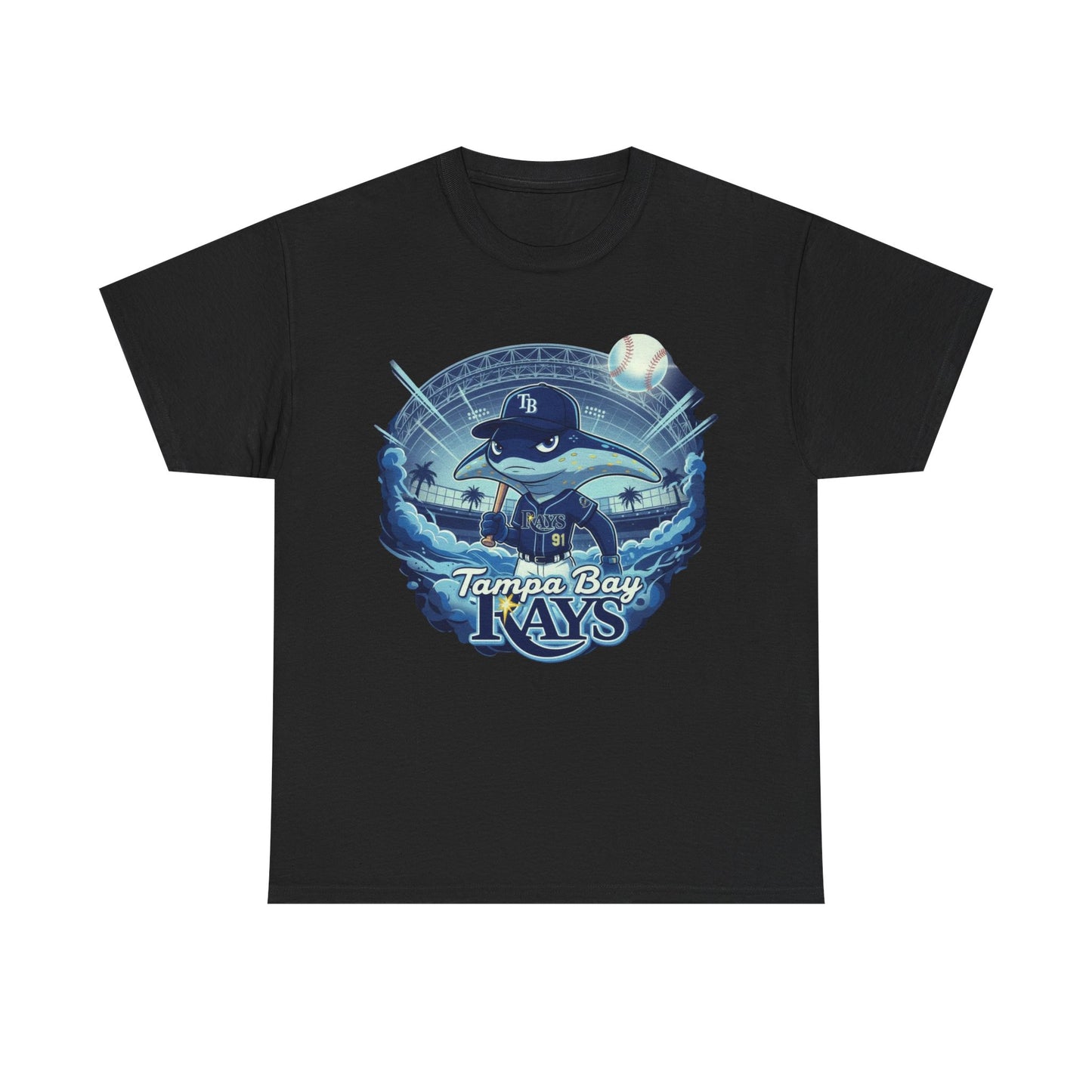 Tampa Bay Rays Mascot Graphic Tee – Retro Baseball Logo Shirt