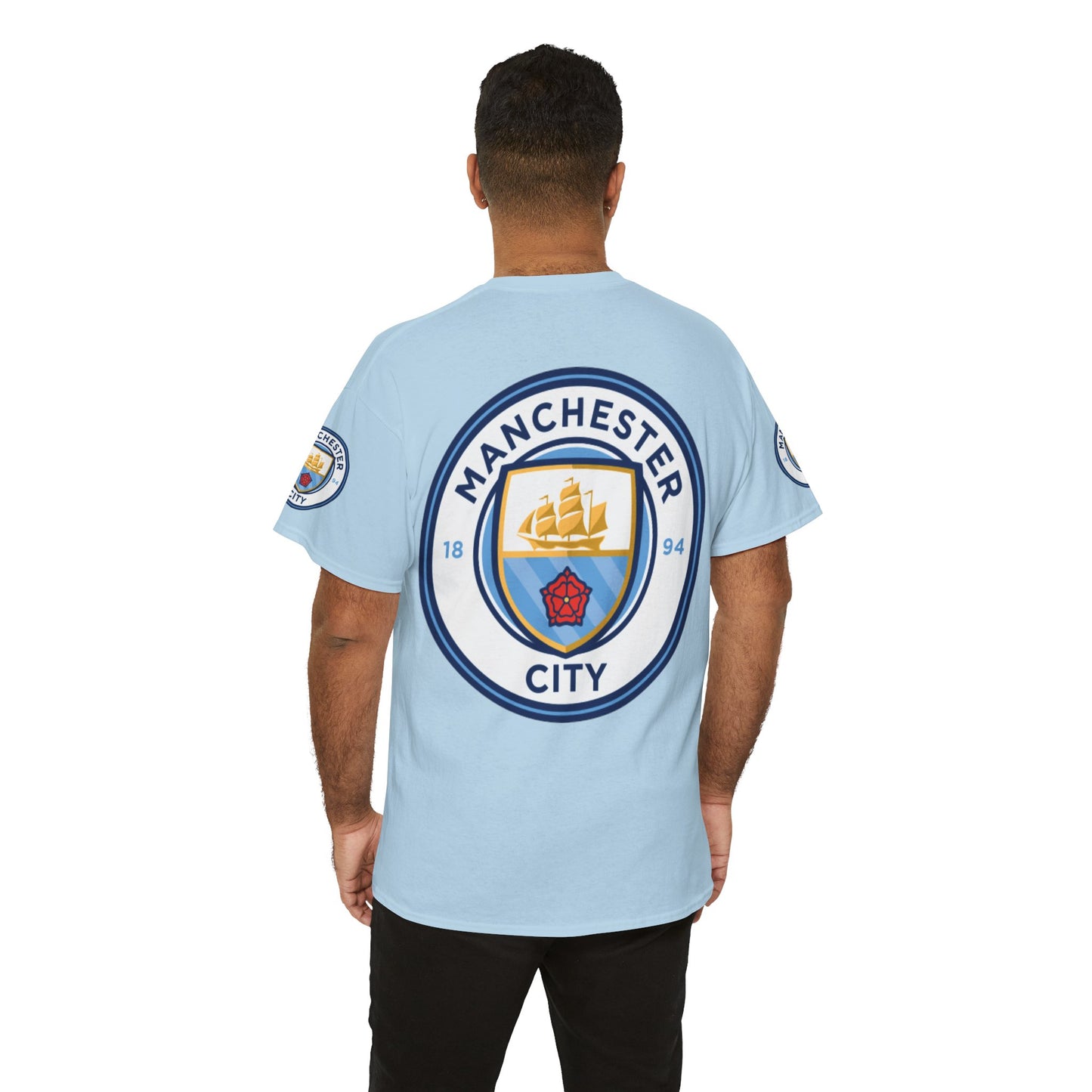 Manchester City Crest T-Shirt — Football Club Logo Tee