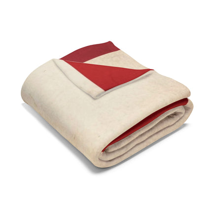 Northern Ireland & USA Flags Fleece Blanket — Vintage British/USA Ulster Flag Design