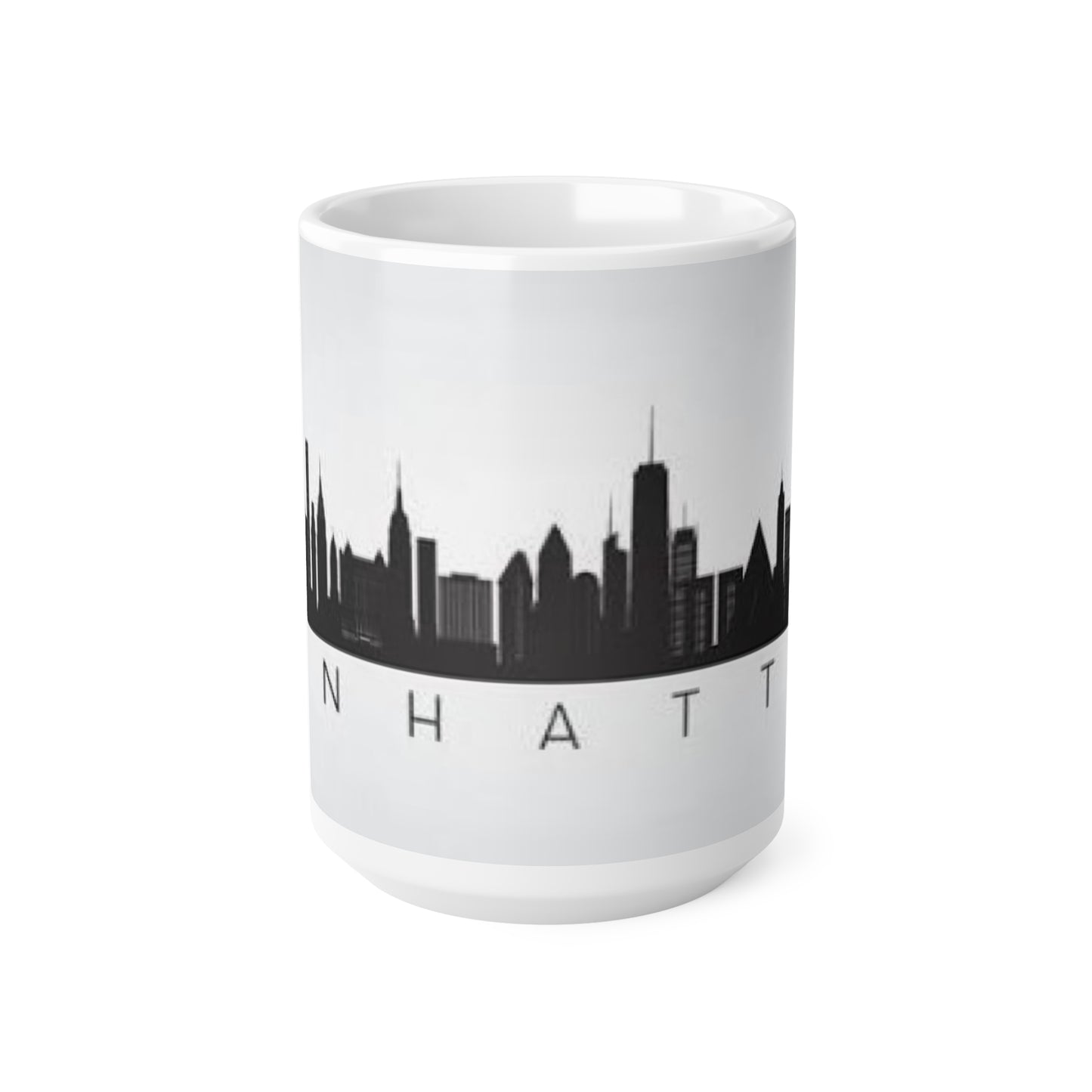 Manhattan Skyline Ceramic Coffee Mug — 11oz & 15oz