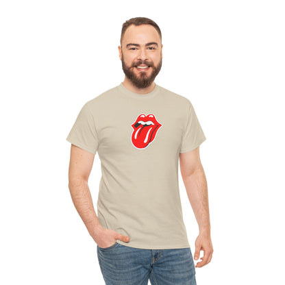 Rock Retro Red Tongue and Lips Graphic Tee