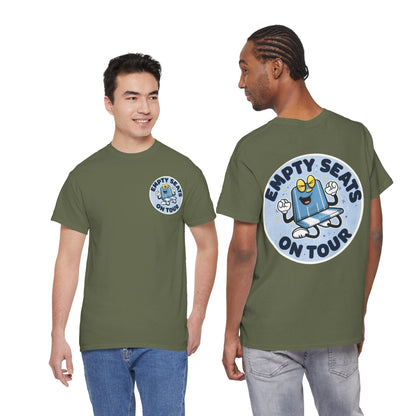 Manchester City T-Shirt — 'Empty Blue Seats On Tour' Retro Skate Graphic Tee