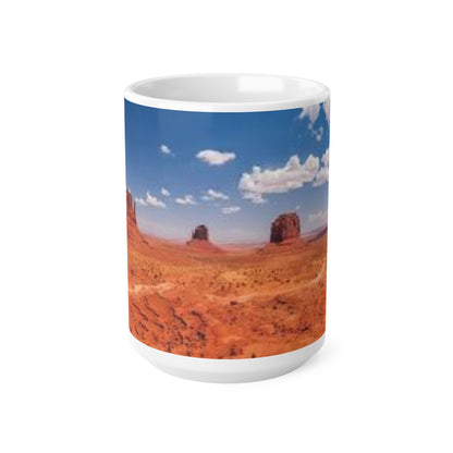 Monument Valley Desert Panorama Mug – Southwestern Landscape Coffee Cup (11oz/15oz)