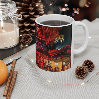 Pirates of the Caribbean Night Scene Ceramic Coffee Mug — 11oz & 15oz