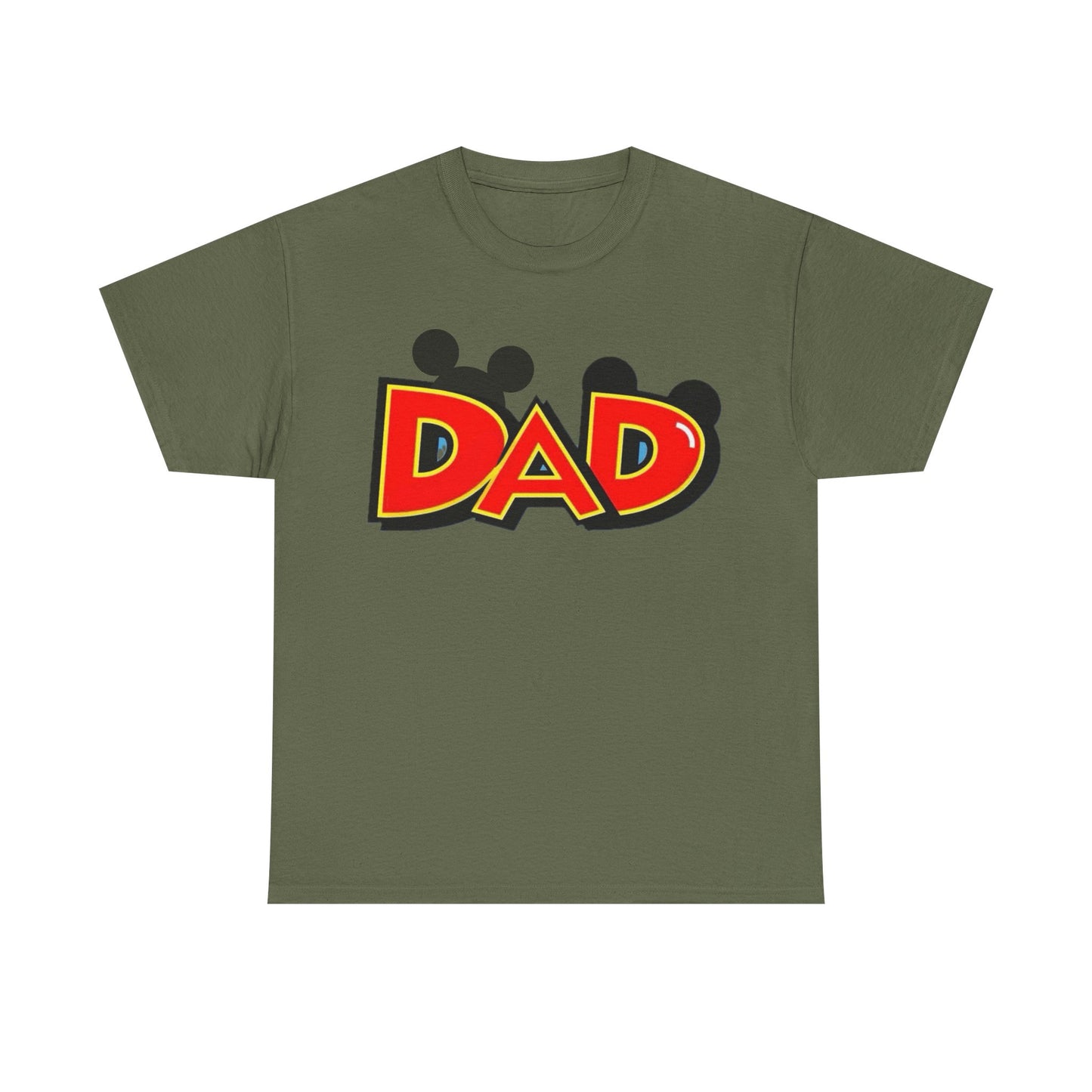 Disney Dad Mickey Ears T-Shirt – Retro Cartoon Dad Tee, Perfect Father’s Day Gift