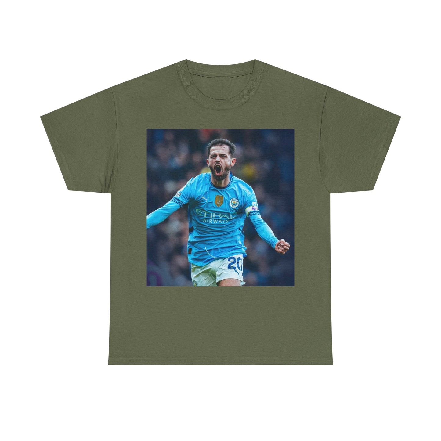Bernardo Silva Tribute Tee – Inspirational Letter & Celebrating Goal Moment