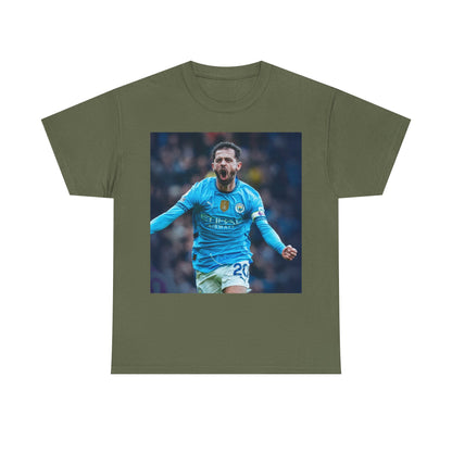 Bernardo Silva Tribute Tee – Inspirational Letter & Celebrating Goal Moment