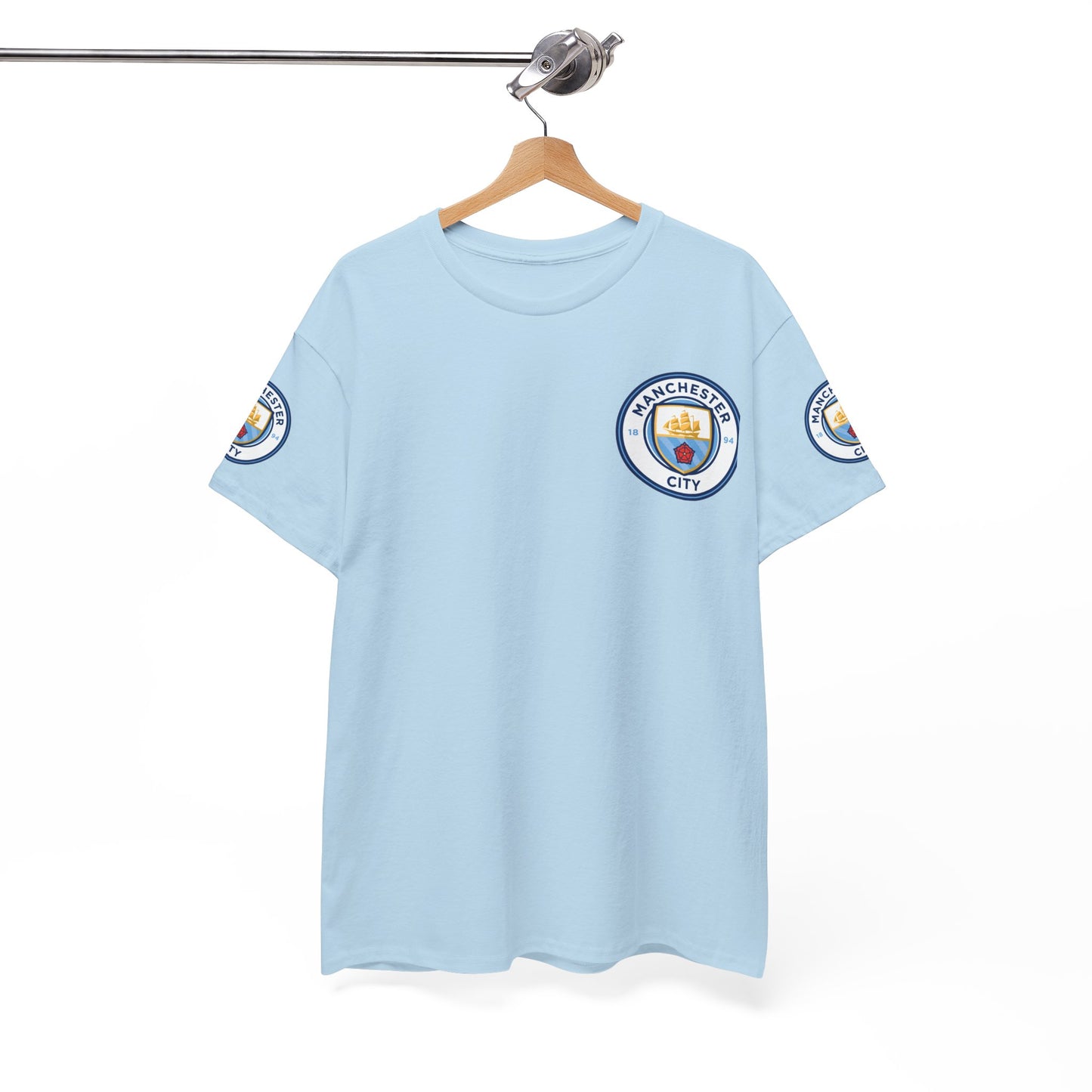 Manchester City Crest T-Shirt — Football Club Logo Tee
