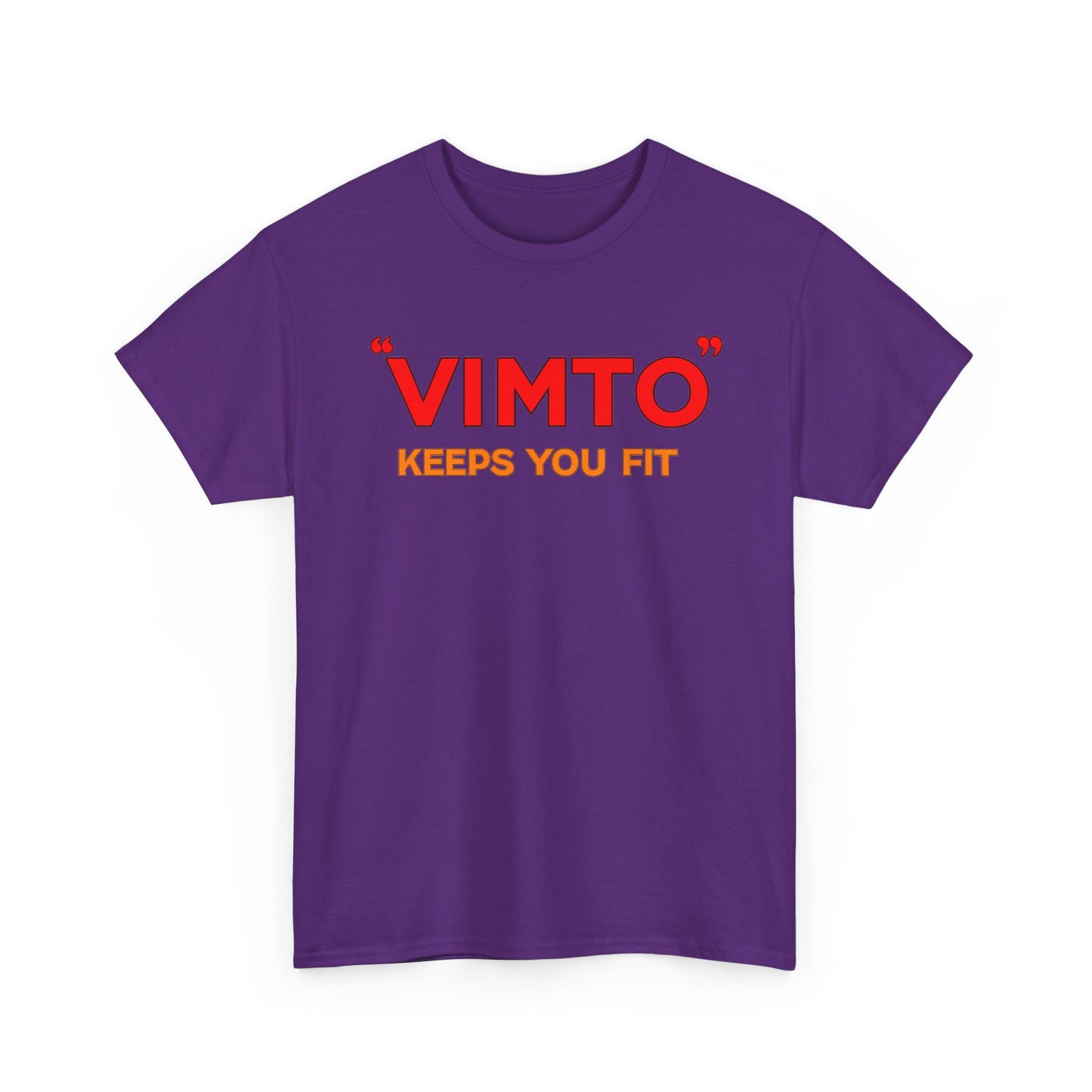 VIMTO "Keeps You Fit" Graphic Tee — Retro Beverage Logo T-Shirt