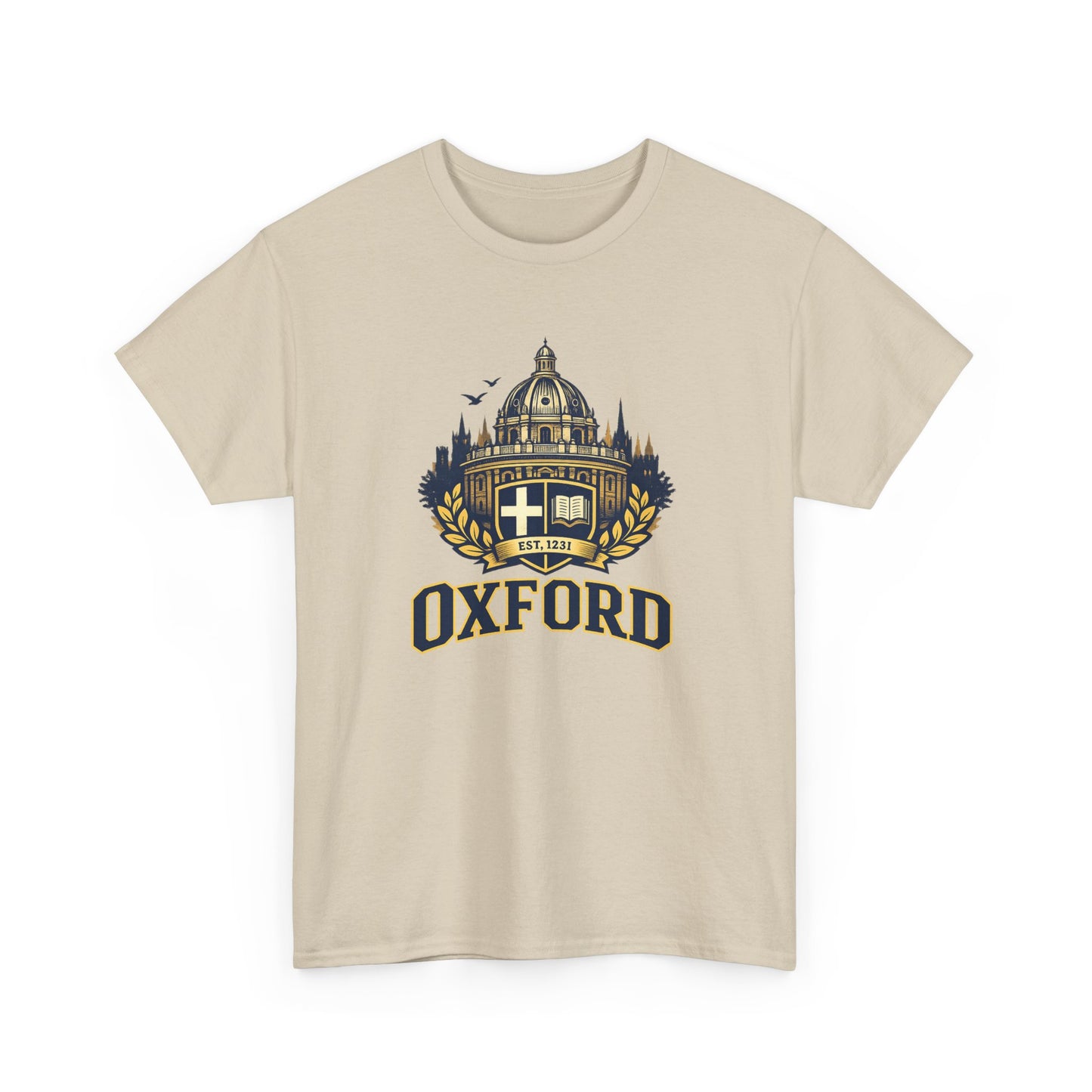 Oxford Crest T-Shirt — Vintage University Graphic Tee