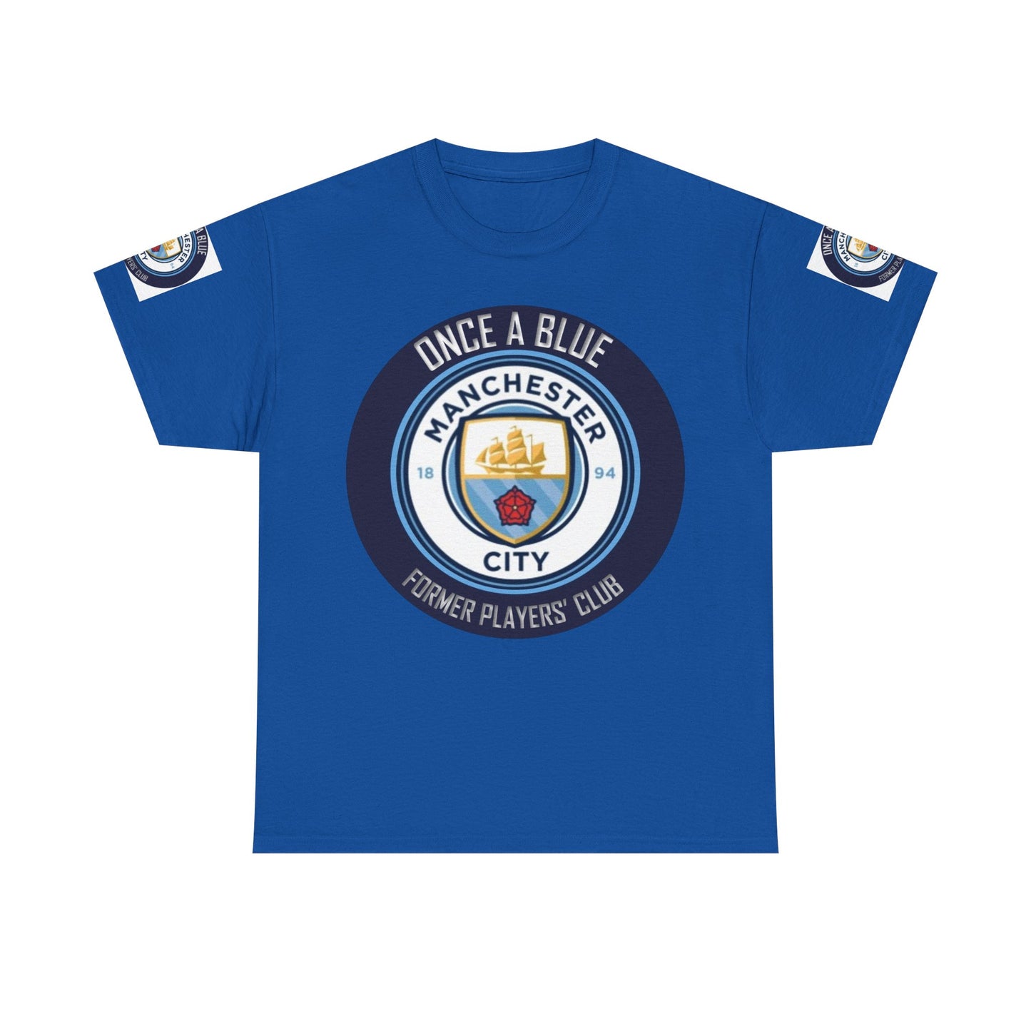 Manchester City 'Once A Blue' Tee — Former Players Club Football Shirt