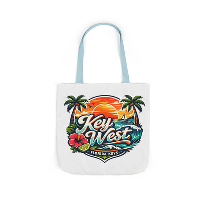 Key West Sunset Canvas Tote