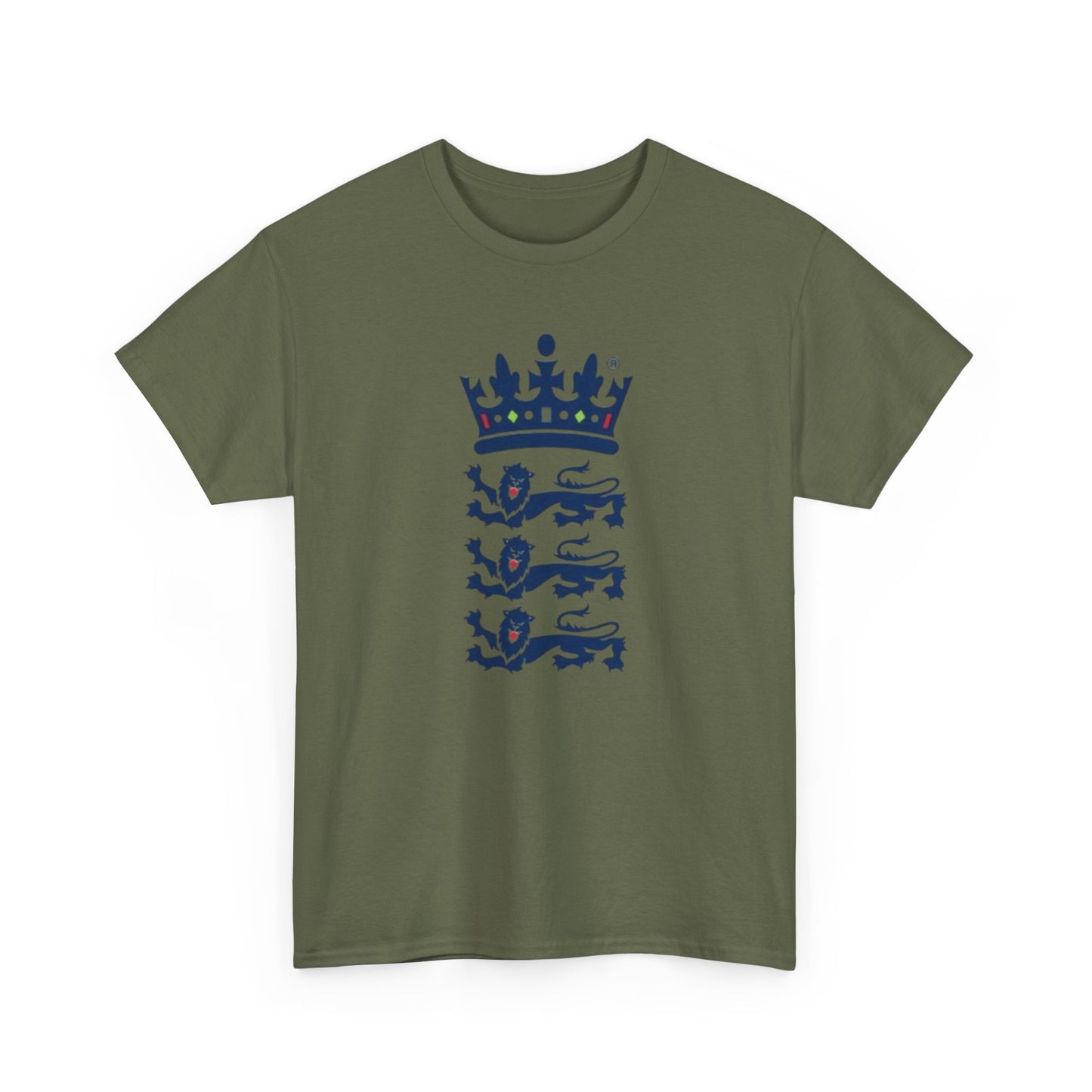 English Cricket T-Shirt — Vintage Cricket Crest Tee